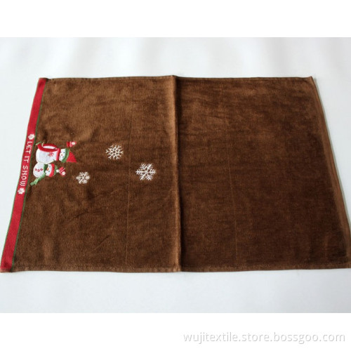 100% Cotton Terry Face Towel Hand Towel for Christmas Promotion